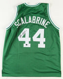 Brian Scalabrine Signed Boston Celtics Jersey (Beckett QR Code Card) White Mamba