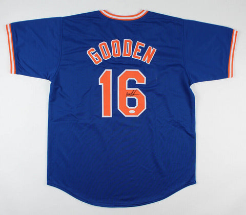 Doc Gooden Signed New York Mets Jersey (JSA Witness COA) 1984 Rookie of the Year