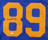 Fred Dryer Signed Rams Throwback Jersey (JSA COA) Los Angeles Rams D.E 1972-1981