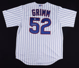 Justin Grimm Signed Chicago Cub Jersey Inscribed "2016 WS Champs"(Schwartz COA)