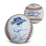 Mark McGwire and Jose Canesco Autographed 1989 World Series Signed Baseball JSA