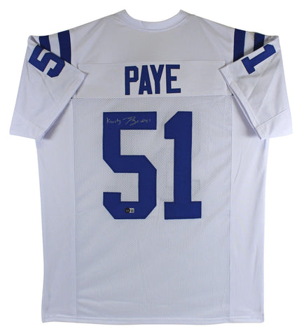 Kwity Paye Authentic Signed White Pro Style Jersey Autographed BAS Witnessed