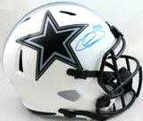 CeeDee Lamb Autographed Dallas Cowboys F/S Lunar Speed Helmet-Fanatics *Blue