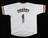 Al Bumbry Signed Baltimore Orioles Jersey (JSA COA) Tribute to America Jersey