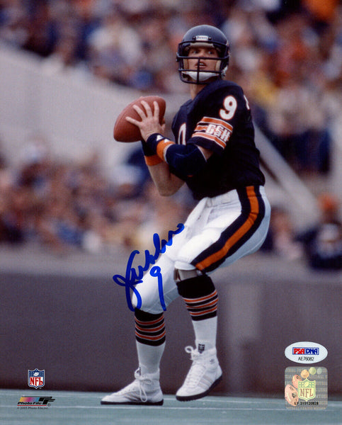 Jim McMahon Autographed/Signed Chicago Bears 8x10 Photo PSA 48290