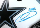 CeeDee Lamb Autographed Dallas Cowboys F/S Lunar Speed Helmet-Fanatics *Blue