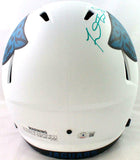 Fred Taylor Autographed Jville Jaguars Lunar Speed FS Helmet- Beckett W *Teal