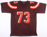 Joe Thomas Signed Cleveland Browns Jersey (Schwartz COA)10xPro Bowl Off. Lineman