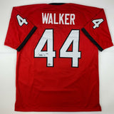 Autographed/Signed Travon Walker Georgia Red College Jersey Beckett BAS COA