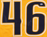 Pontus Aberg Signed Nashville Predators Jersey (Beckett COA) NHL Career 2011-Now