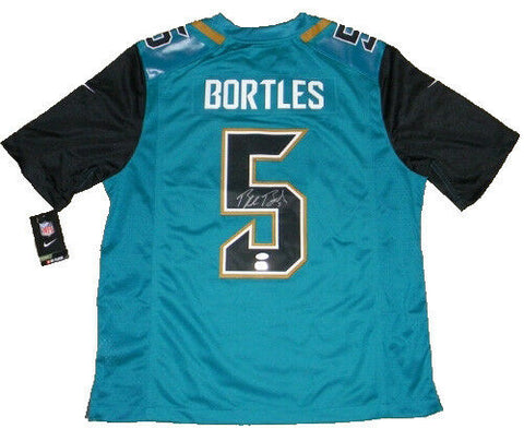 BLAKE BORTLES SIGNED AUTOGRAPHED JACKSONVILLE JAGUARS #5 NIKE LIMITED JERSEY JSA