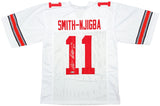 OHIO STATE JAXON SMITH-NJIGBA AUTOGRAPHED JERSEY SIGNED IN SILVER BECKETT 201985