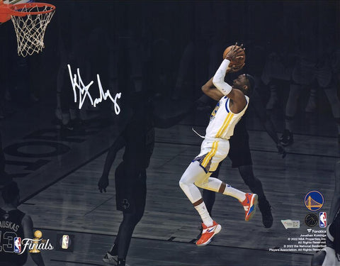 JONATHAN KUMINGA Autographed Warriors 2022 Finals 11" x 14" Photograph FANATICS