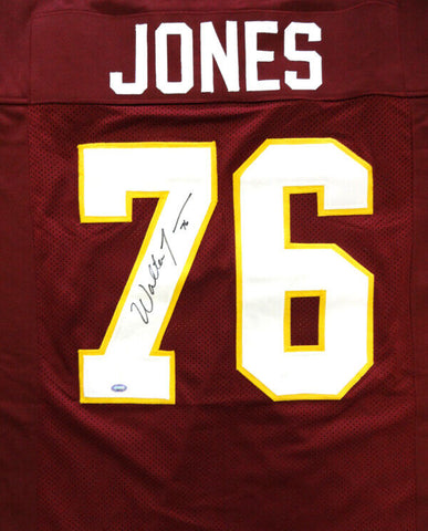 FLORIDA STATE SEMINOLES WALTER JONES AUTOGRAPHED RED JERSEY MCS HOLO 72405