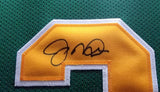 NOTRE DAME JOE MONTANA AUTOGRAPHED SIGNED FRAMED GREEN JERSEY BECKETT 200922