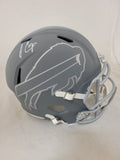 AMARI COOPER SIGNED BUFFALO BILLS FULL SIZE SLATE SPEED REPLICA HELMET BECKETT