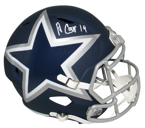 AMARI COOPER SIGNED AUTOGRAPHED DALLAS COWBOYS AMP FULL SIZE SPEED HELMET JSA