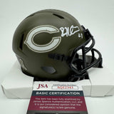 Autographed/Signed Devin Hester Chicago Bears Salute Service Mini Helmet JSA COA