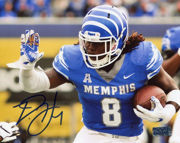 DARRELL HENDERSON SIGNED AUTOGRAPHED MEMPHIS TIGERS 8x10 PHOTO COA