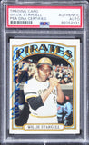 Pirates Willie Stargell Authentic Signed 1972 Topps #447 Card PSA/DNA Slabbed