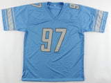 Aidan Hutchinson Signed Detroit Lions Jersey (Beckett) 2022 #2 Overall Draft Pk