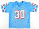 Mike Rozier Signed Houston Oilers Jersey Inscribed "2x Pro Bowl" (PSA) Nebraska