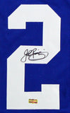 John Riggins Signed Kansas Blue Custom Jersey