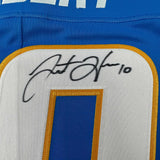 Autographed/Signed Justin Herbert Los Angles Chargers Elite Jersey Fanatics COA