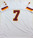 Joe Theismann Autographed White Pro Style Jersey w/ SB Champs - JSA Auth *7