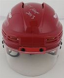 Chris Chelios "HOF 2013" Signed Detroit Red Wings Mini Helmet (Schwartz COA)