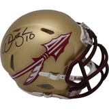 Derrick Brooks Signed Florida State Seminoles 22 Mini Helmet BAS 44106