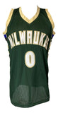 Damian Lillard Milwaukee Signed Green Basketball Jersey JSA