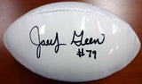 JACOB GREEN AUTOGRAPHED WHITE LOGO FOOTBALL SEATTLE SEAHAWKS MCS HOLO 82241