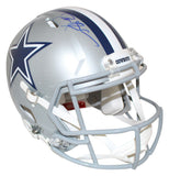 Deion Sanders Autographed Dallas Cowboys Authentic Helmet Beckett 27431