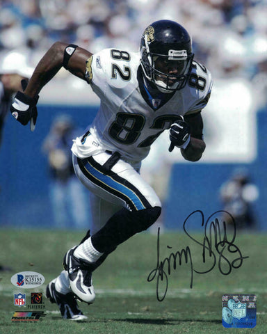 Jimmy Smith Autographed/Signed Jacksonville Jaguars 8x10 Photo BAS 21673