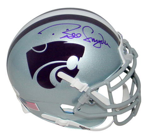 BILL SNYDER AUTOGRAPHED SIGNED KSU KANSAS STATE WILDCATS MINI HELMET JSA