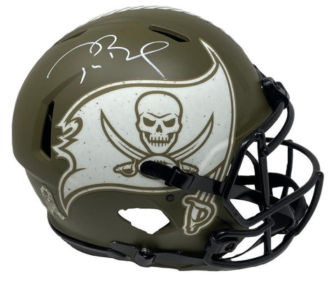 TOM BRADY Autographed Buccaneers STS Speed Authentic Helmet FANATICS