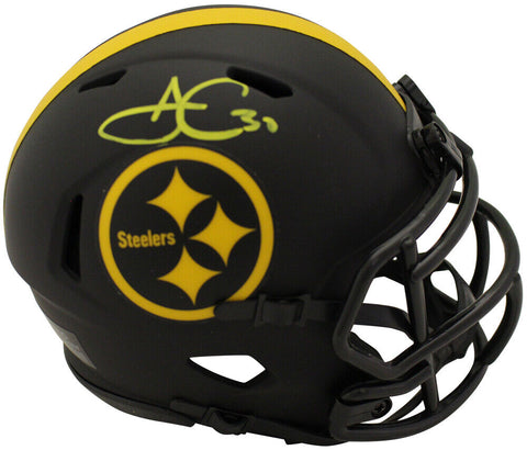 James Connor Autographed Pittsburgh Steelers Eclipse Mini Helmet FAN 36082