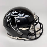 Deion Sanders Autographed Signed Atlanta Falcons Mini Helmet W/ HOF 2011 Beckett