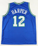 Derek Harper Signed Dallas Mavericks Jersey (JSA COA)#11 Overall Pick 1983 Draft