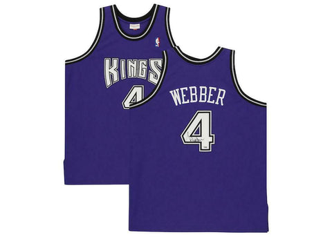 CHRIS WEBBER Autographed Sacramento Kings Authentic Jersey FANATICS