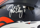 John Elway Autographed Denver Broncos F/S Speed Authentic Helmet- BAW Hologram