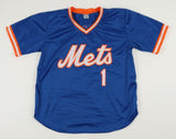 Mookie Wilson "Little Roller Up Along First" Signed New York Mets Jersey Steiner