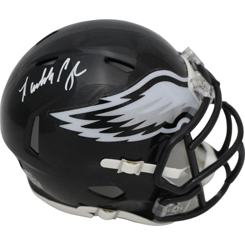 Randall Cunningham Signed Philadelphia Eagles 22 Alt Mini Helmet BAS 45950