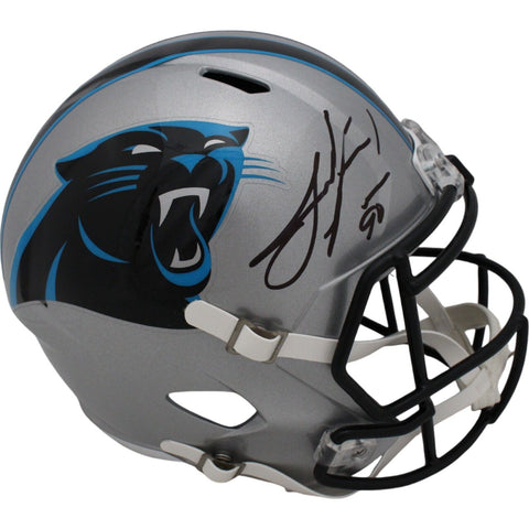 Julius Peppers Autographed Carolina Panthers F/S Speed Helmet Beckett 47554