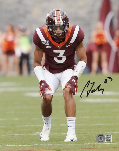 CALEB FARLEY AUTOGRAPHED VIRGINIA TECH HOKIES 8x10 PHOTO BECKETT