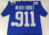 Robert O'Neill Signed New York Giants 911 Never Forget Jersey "Never Quit" (PSA)