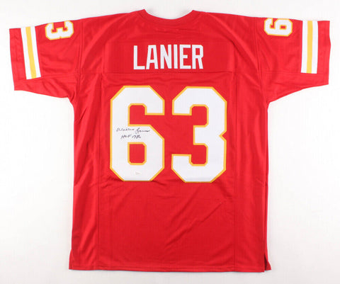 Willie Lanier Signed Kansas City Chiefs Jersey Inscribed "HOF 1986" (JSA Holo)