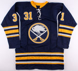 Anders Nilsson Signed Sabres Jersey (Beckett COA) Buffalo Goaltender