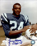 Lenny Moore Baltimore Colts Signed/Inscribed HOF 8x10 Photo JSA 161696